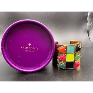 Kate Spade Wide Enamel Cuff Bracelet